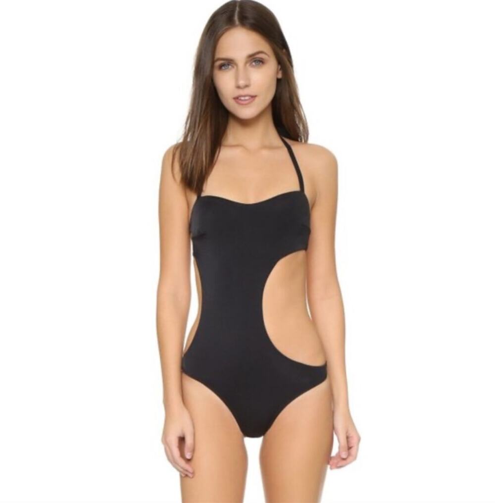 L'AGENT by Agent Provocateur Agata Black One-Piece Swimsuit - L